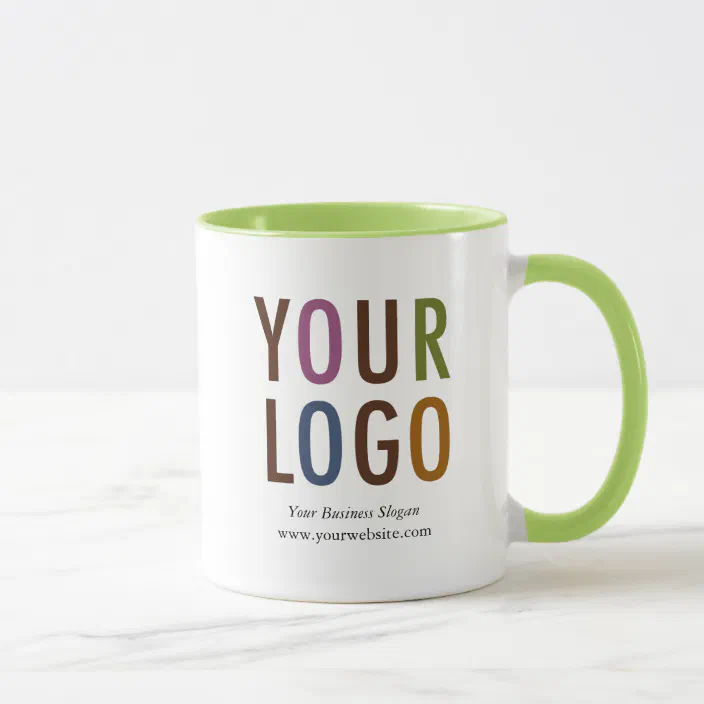 promotional products Your logo image or text printed on a mug Business logo small business items office birthday,gift personalised