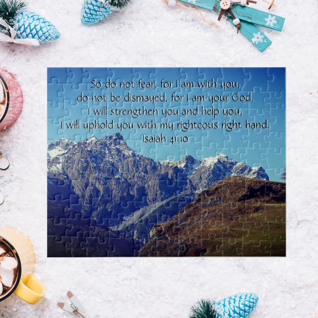 Custom Inspirational bible verse from Isaiah Jigsaw Puzzle (Creator Uploaded)