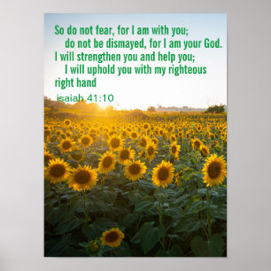 Custom Inspirational Bible Verse Poster