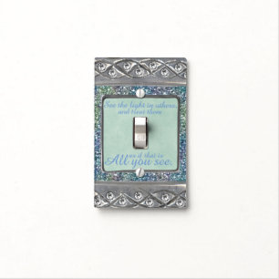 Custom Inspirational Light Switch Plate