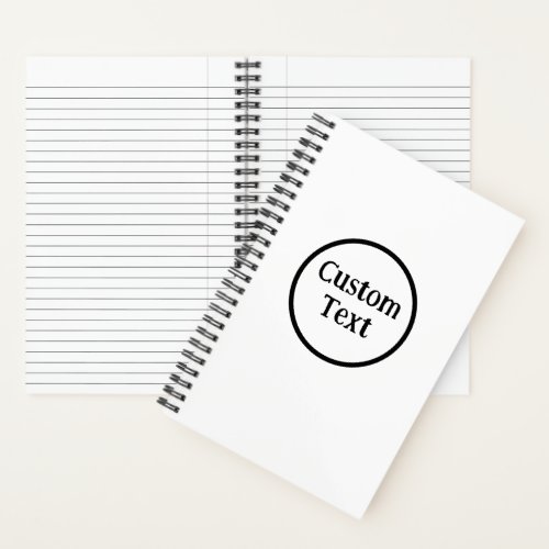 Custom Inspirational Quotes Notebook Design