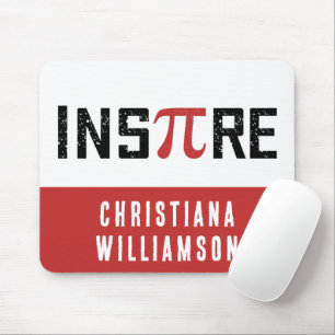 Custom InsPire Pi day Happy Pi day Math Gifts Mouse Pad