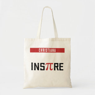 Custom InsPire Pi day   Happy Pi day Math Gifts Tote Bag