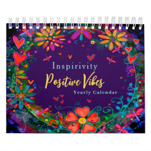 Custom Inspirivity Small Positive Vibes Calendar