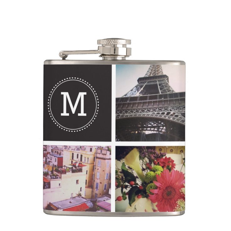 Custom Instagram 7 Photo Flask | Zazzle