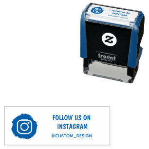 Custom Instagram Address stamp signature