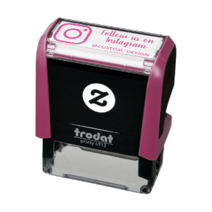 Custom Instagram Address stamp signature