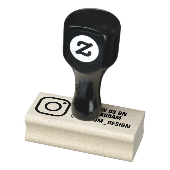 Custom Instagram Address stamp signature (Stamp)