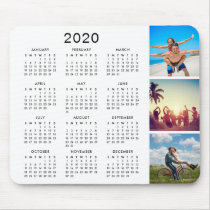 Custom Instagram Photo Collage 2020 Calendar Mouse Pad Custom Instagram Photo Collage 2020 Calendar Mouse Pad