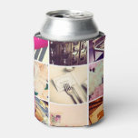 Custom Instagram Photo Collage Can Cooler at Zazzle