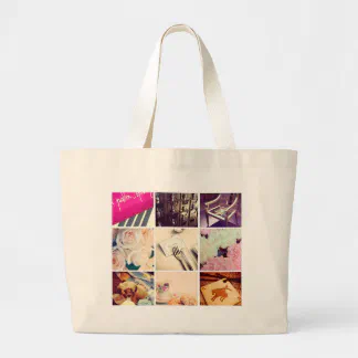 La tua immagine foto qui custom personalizzato stampato Tote Bag 