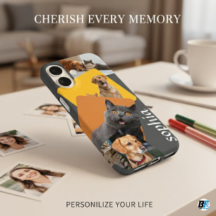 Custom Instagram Photo Collage Personalized Name iPhone 16 Case