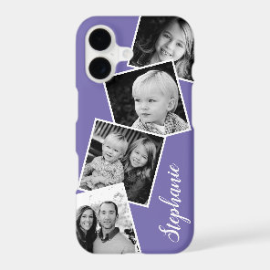Custom Instagram Photo Collage Personalized Name iPhone 17 Case