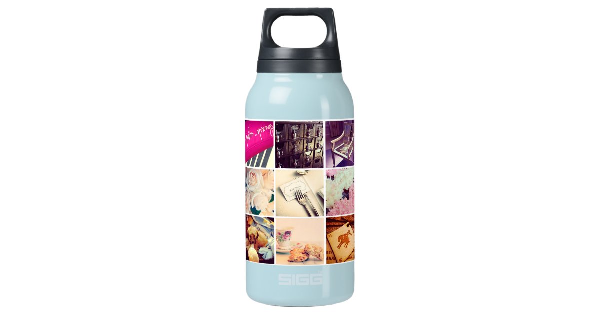 Custom SIGG Hot & Cold Flask w/ Tea Filter 0.3L. Insulated Water Bottle, Zazzle