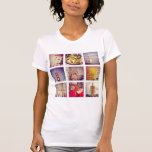 Custom Instagram Photo Collage Women&#39;s T-shirt at Zazzle