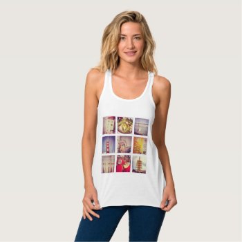 Custom Instagram Photo Collage Women's Tank Top by bestgiftideas at Zazzle