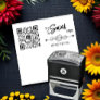 Custom Instagram QR Code Rubber Stamp