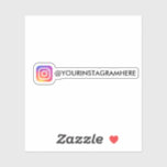 Custom Instagram Social Media Sticker Custom Instagram Social Media Sticker