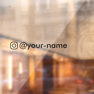 custom instagram sticker for car window sticker