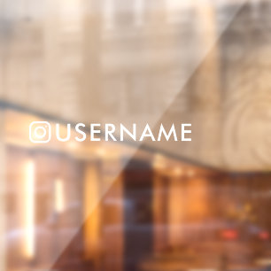 custom instagram sticker for car window sticker
