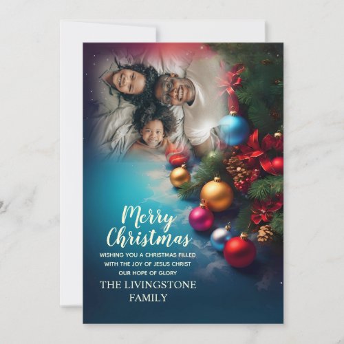 Custom Instant Download Christmas Card Template