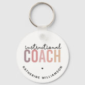 Assistant Coach Heart Gift Custom Personalized Key Chain 