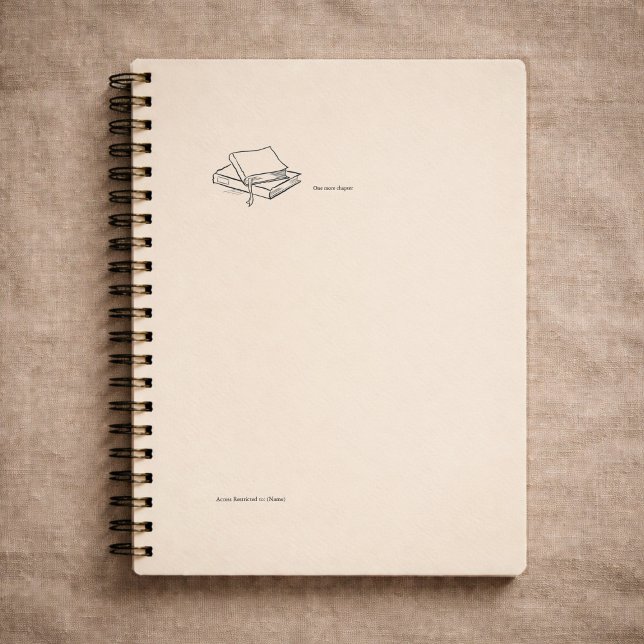 Custom Introvert Quiet Solitude Gift Notebook (Creator Uploaded)
