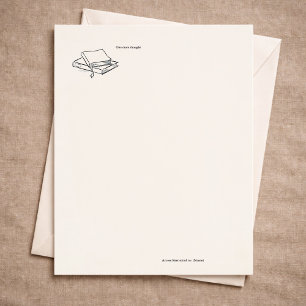 Custom Introvert Solitude Journal Writing Gift Letterhead