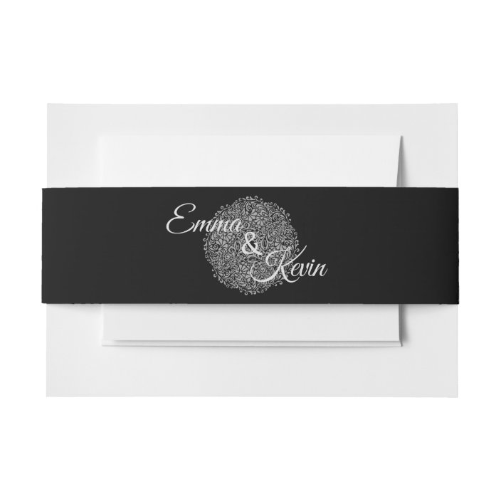 Custom Invitation Belly Band