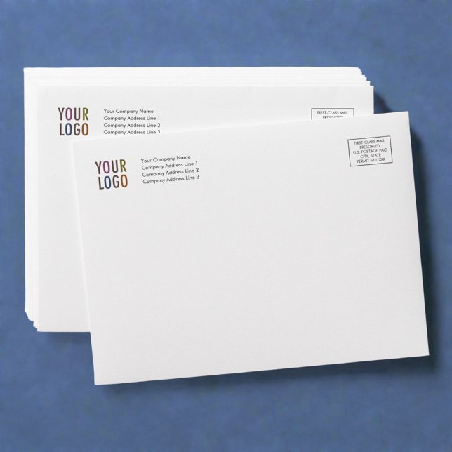 Custom Invitation Envelopes Business Logo A6 4x6 (MISOOK 4x6 A6 Business Invitation Envelopes with Logo and Indicia)
