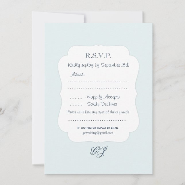 Custom Invitation Replay Card (Front)