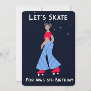 Custom Invitation - Roller Skating Birthday Party