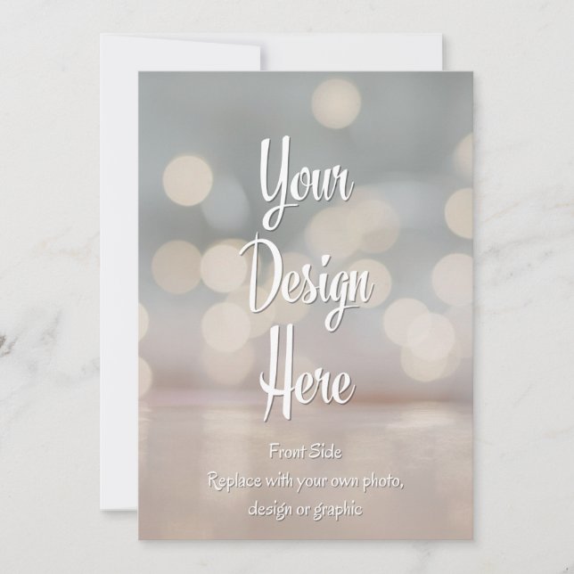 Custom Invitation | Upload Your Own Design (Front)