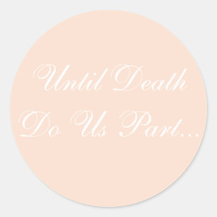 Custom Invite Linen Classic Round Sticker