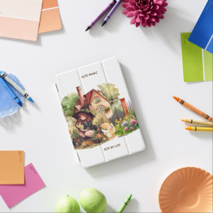 Custom Ipad Air Cover Cute Witch And Fox