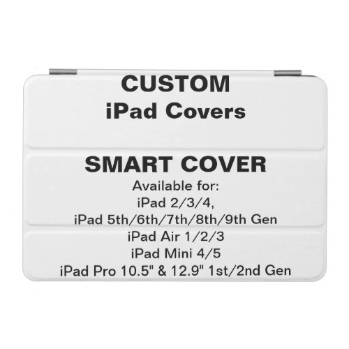 Custom iPad mini 45 SMART COVER