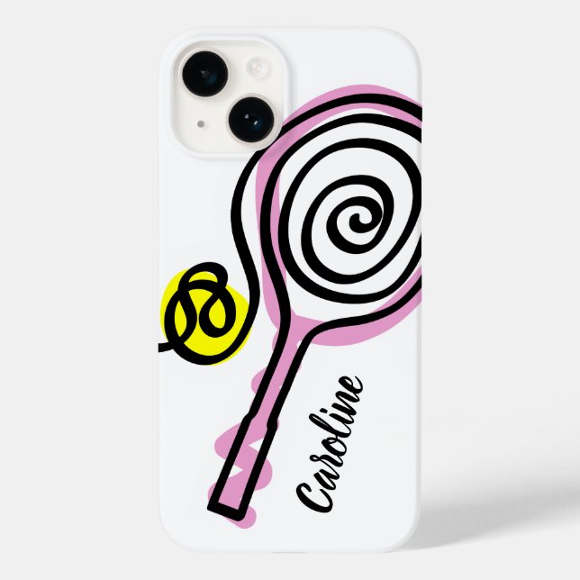 Custom iPhone 14 case for tennis players (Back)