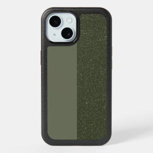 Custom iPhone 15 Case in Speckled Moss Green