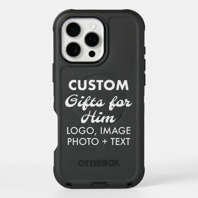 Custom iPhone 16 Pro Max Otterbox Defender Case (Back)