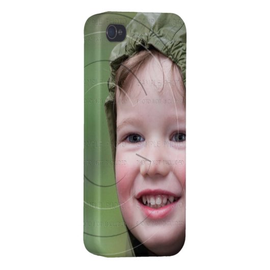 Custom iPhone 4 Photo Case Create Your Own (Back Right)