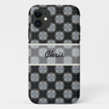 Custom Iphone Black Gray case