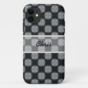 Custom Iphone Black Gray case