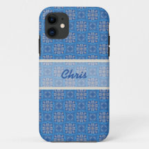 Custom Iphone Blue phone case