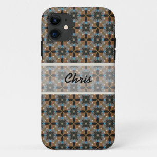 Custom Iphone Brown Red phone case