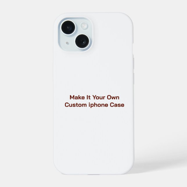 Custom  iphone case (Back)