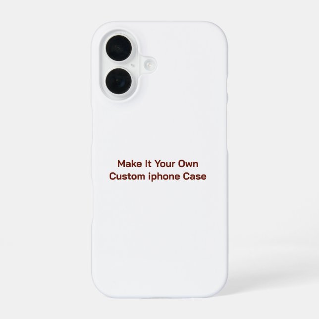 Custom  iphone case (Back)