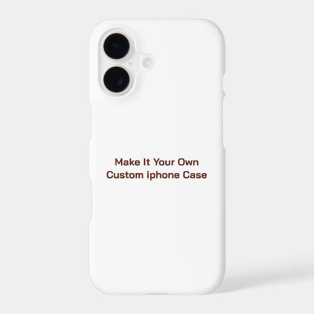 Custom  iphone case (Back)