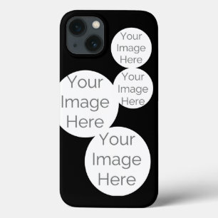 Custom iPhone Case – 4 Photo Black Background