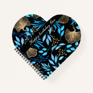 Custom iphone Case Gold Color Add your Name Notebook