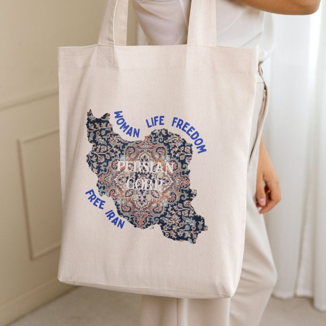 Custom Iranian Bulk Gifts for Coworkers Free Iran Tote Bag (Custom Iranian Bulk Gifts for Coworkers Free Iran)